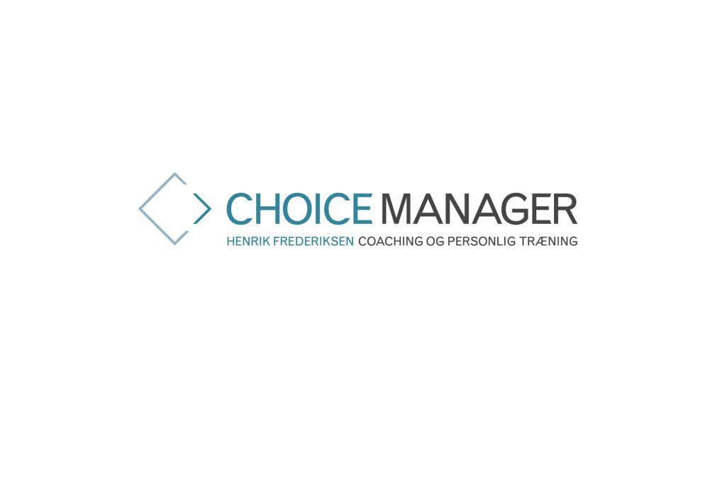 Logo of Choice Manager, featuring modern typography and a geometric diamond shape.
